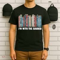 I'm With The Banned Book T-Shirt thumb 6