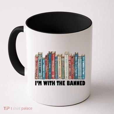 I'm With The Banned Book Coffee Mug