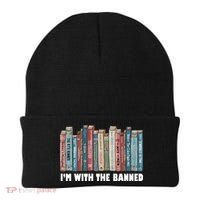 I'm With The Banned Book Beanie thumb 0