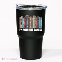 I'm With The Banned Book Tumbler thumb 0