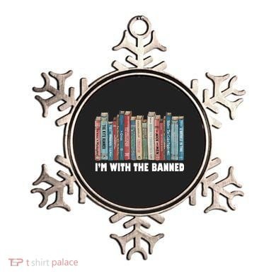 I'm With The Banned Book Ornament