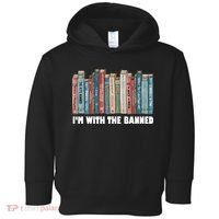 I'm With The Banned Book Toddler Hoodie thumb 0