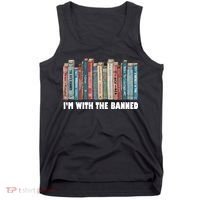 I'm With The Banned Book Tank Top thumb 0