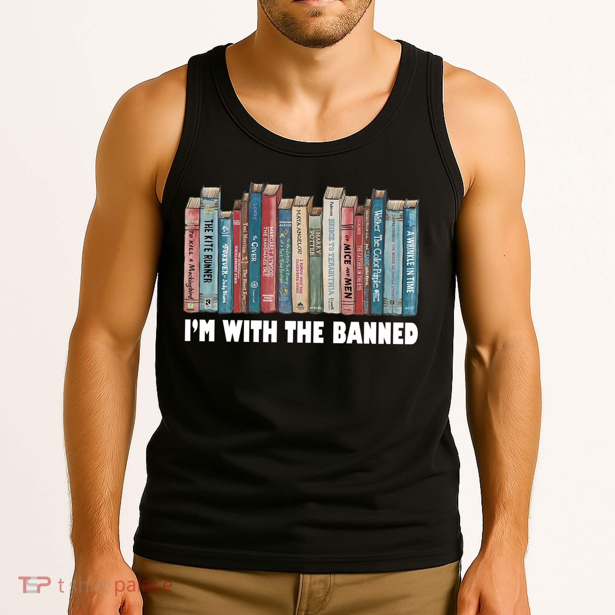 I'm With The Banned Book Tank Top