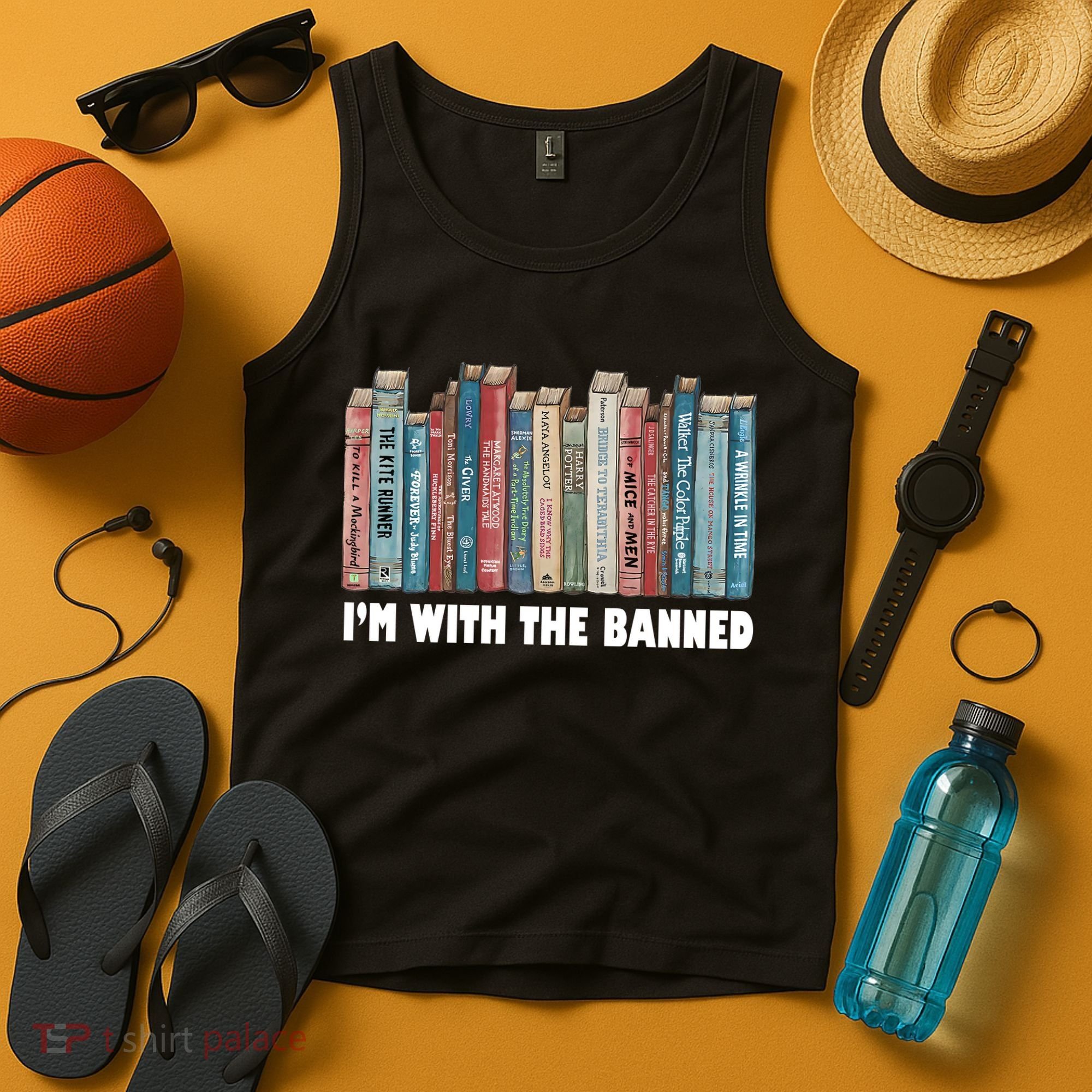 I'm With The Banned Book Tank Top