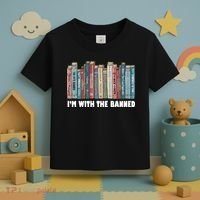 I'm With The Banned Book Toddler T-Shirt thumb 3