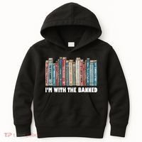 I'm With The Banned Book Kids Hoodie thumb 0