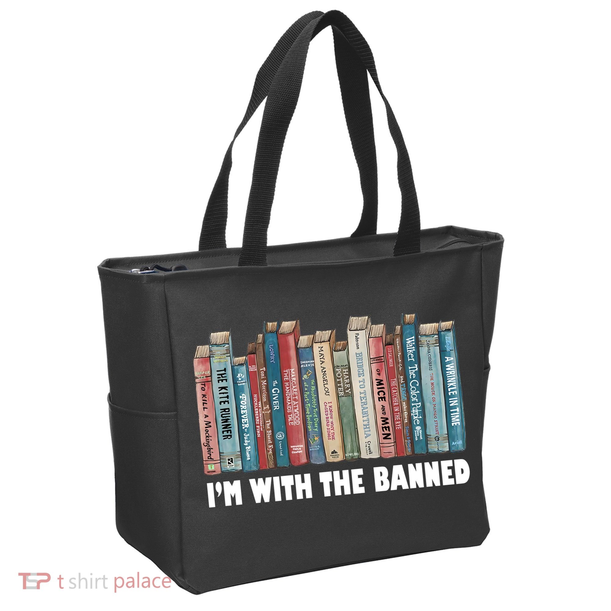 I'm With The Banned Book Tote Bag