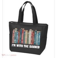 I'm With The Banned Book Tote Bag thumb 3