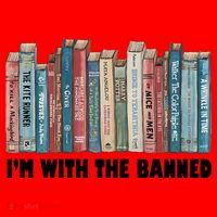 I'm With The Banned Book Santa Hat thumb 1