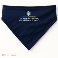 I’ll Wear the Costume when This War Is Over USA-Made Doggie Bandana thumb 0