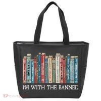 I'm With The Banned Book Tote Bag thumb 0