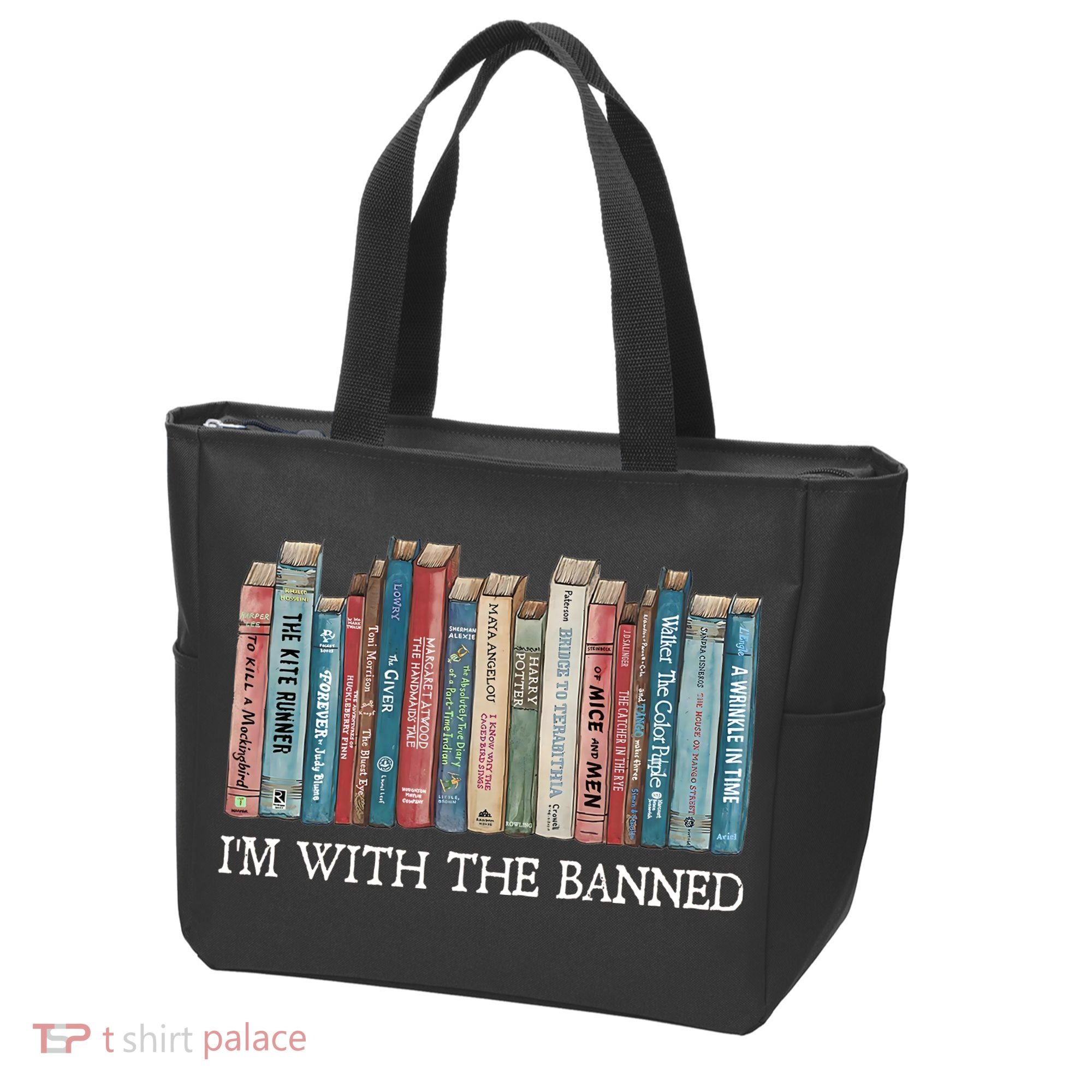 I'm With The Banned Book Tote Bag