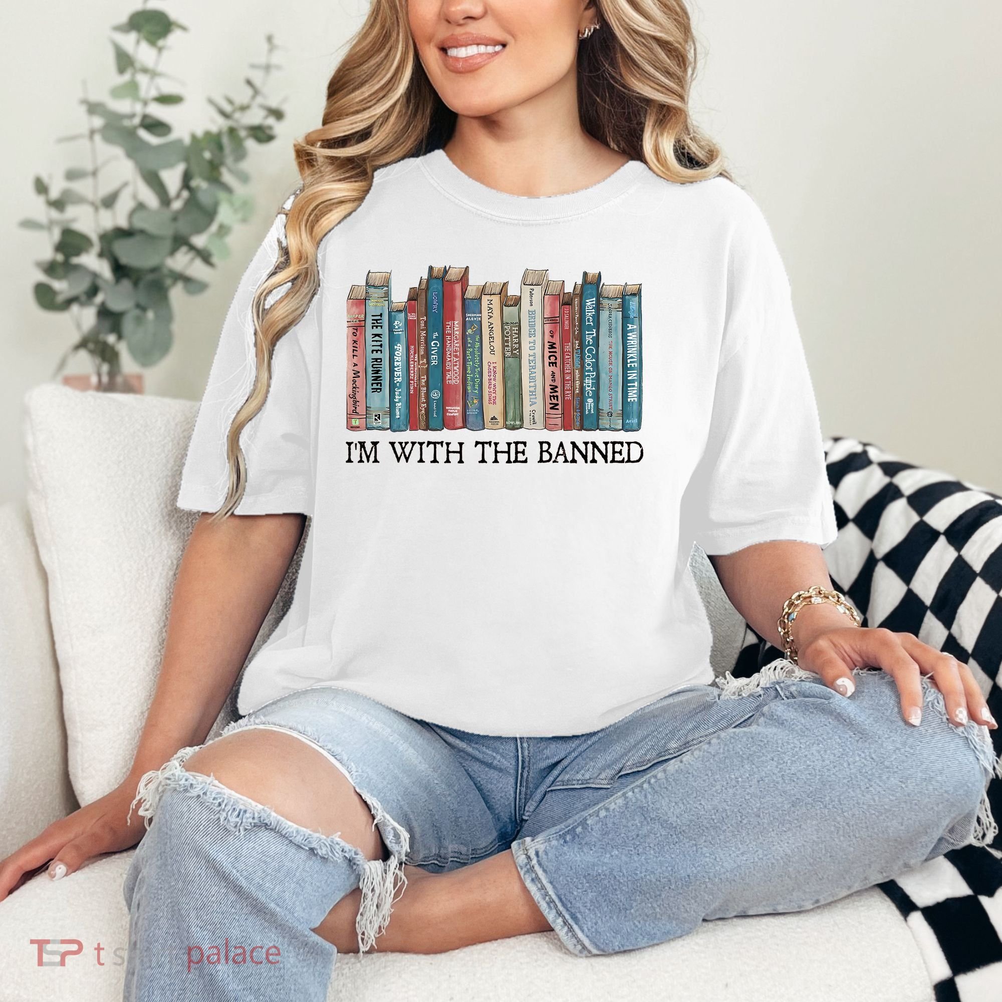 I'm With The Banned Book Comfort Colors T-Shirt
