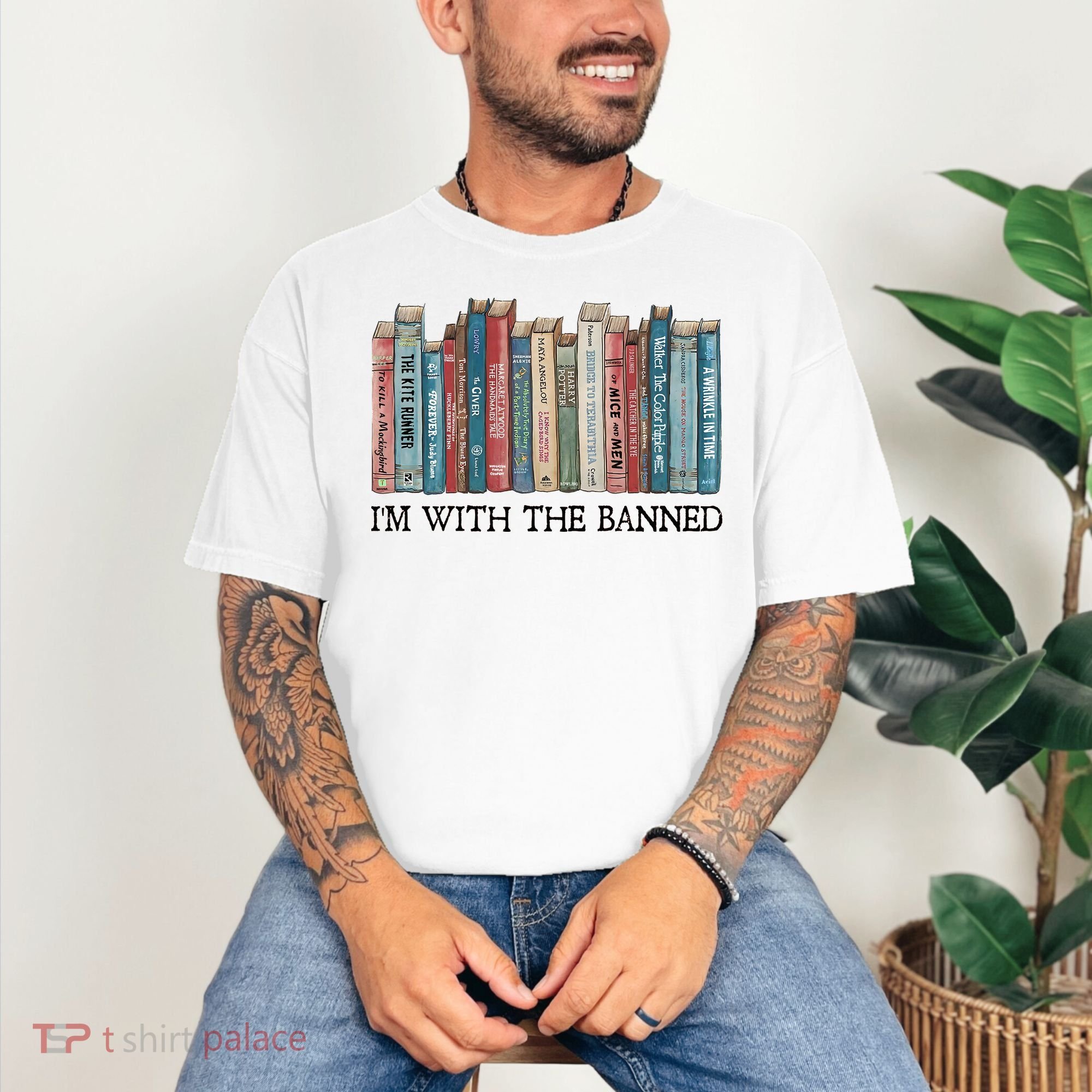 I'm With The Banned Book Comfort Colors T-Shirt