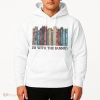 I'm With The Banned Book Hoodie thumb 2