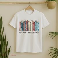 I'm With The Banned Book T-Shirt thumb 2