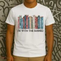 I'm With The Banned Book T-Shirt thumb 3