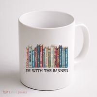 I'm With The Banned Book Coffee Mug thumb 1