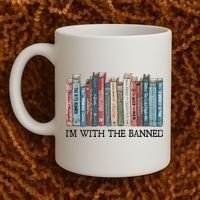 I'm With The Banned Book Coffee Mug thumb 2