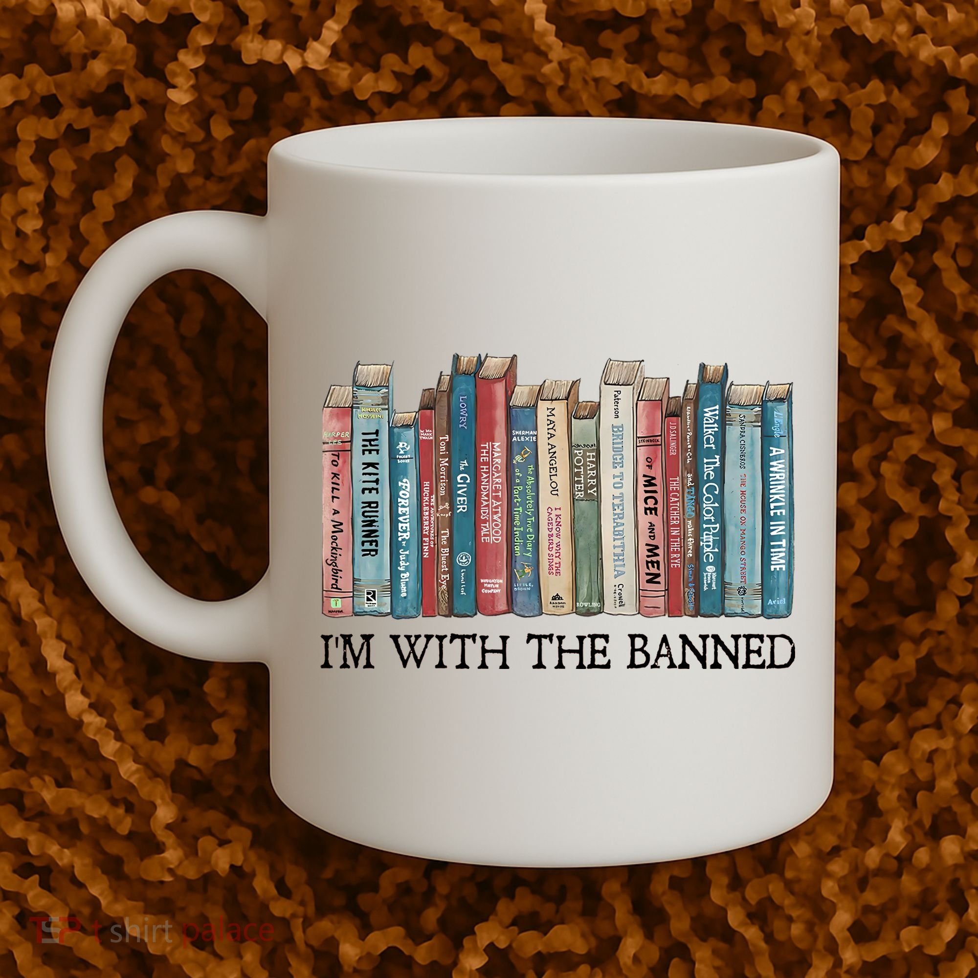 I'm With The Banned Book Coffee Mug