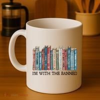 I'm With The Banned Book Coffee Mug thumb 4