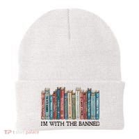 I'm With The Banned Book Beanie thumb 0