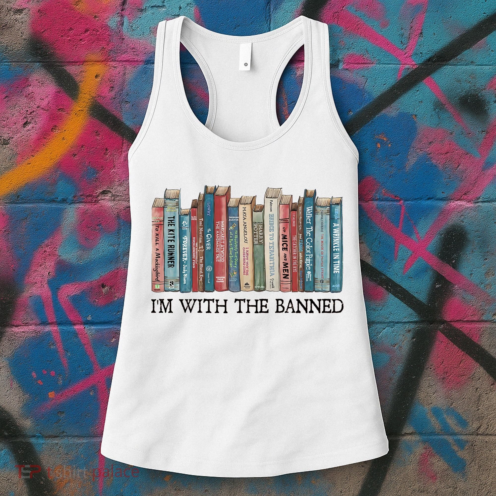 I'm With The Banned Book Women's Tank Top