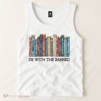 I'm With The Banned Book Tank Top thumb 2