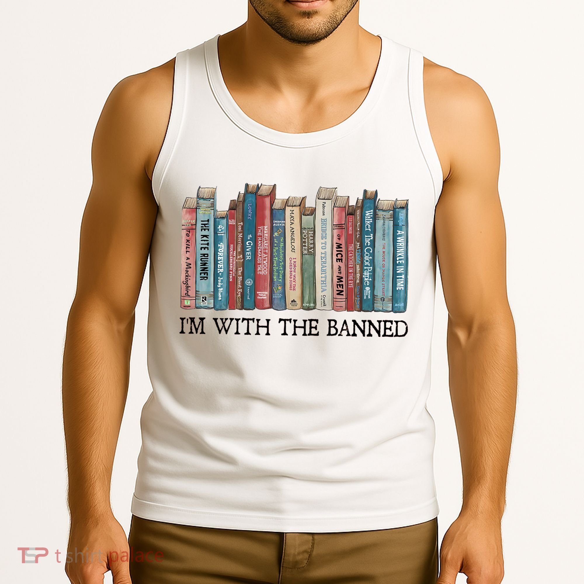 I'm With The Banned Book Tank Top