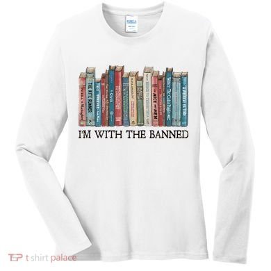 I'm With The Banned Book Women's Long Sleeve Shirt