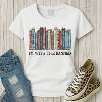 I'm With The Banned Book Women's T-Shirt thumb 3