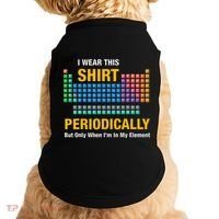 I Wear This Periodically Retro Chemistry Doggie Tank thumb 0
