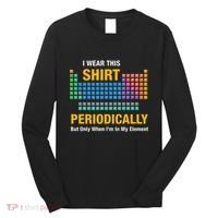 I Wear This Periodically Retro Chemistry Long Sleeve Shirt thumb 0