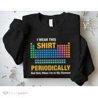 I Wear This Periodically Retro Chemistry Sweatshirt thumb 2