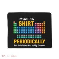 I Wear This Periodically Retro Chemistry Mousepad thumb 0