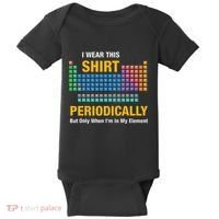 I Wear This Periodically Retro Chemistry Baby Bodysuit thumb 0