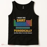 I Wear This Periodically Retro Chemistry Tank Top thumb 2