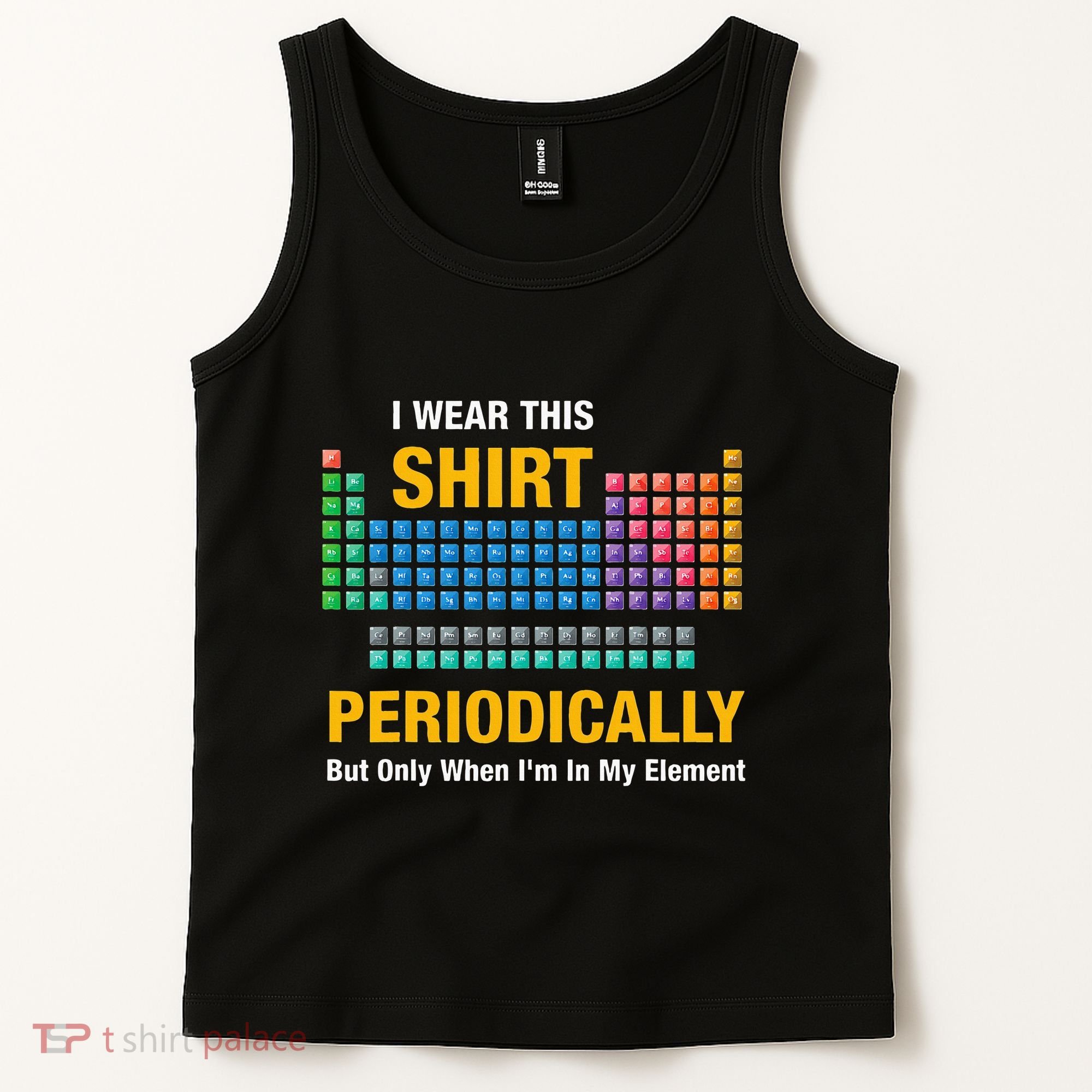 I Wear This Periodically Retro Chemistry Tank Top