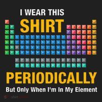 I Wear This Periodically Retro Chemistry Golf Towel thumb 3