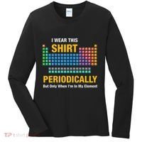 I Wear This Periodically Retro Chemistry Women's Long Sleeve Shirt thumb 0