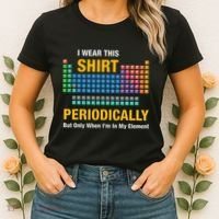 I Wear This Periodically Retro Chemistry Women's T-Shirt thumb 2