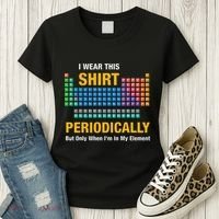 I Wear This Periodically Retro Chemistry Women's T-Shirt thumb 3