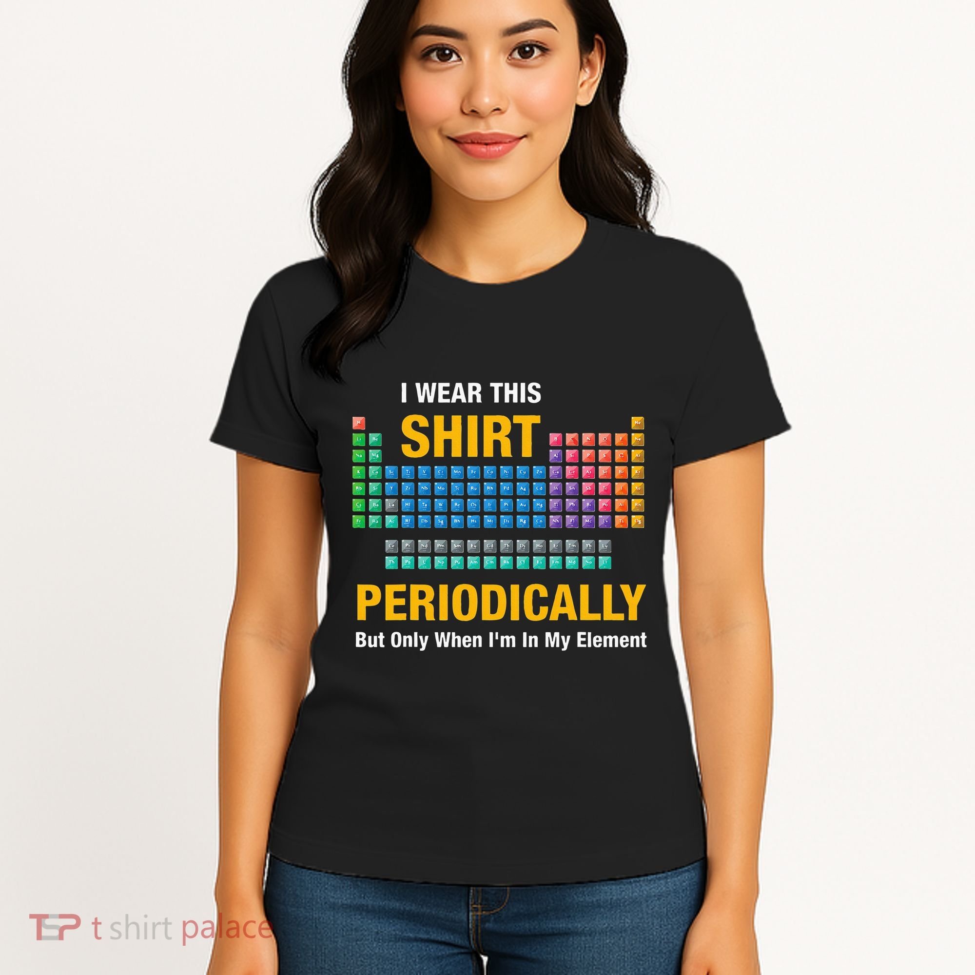 I Wear This Periodically Retro Chemistry Women's T-Shirt