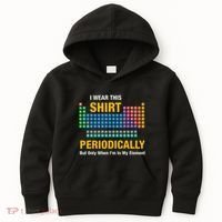 I Wear This Periodically Retro Chemistry Kids Hoodie thumb 0