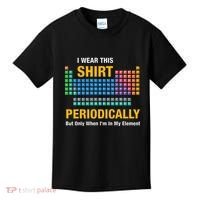I Wear This Periodically Retro Chemistry Kids T-Shirt thumb 0