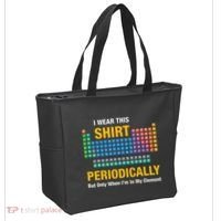 I Wear This Periodically Retro Chemistry Tote Bag thumb 2