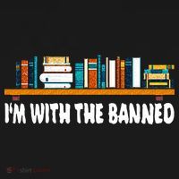 Im With The Banned Librarian Books Bookworm Women's Tank Top thumb 5