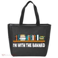 Im With The Banned Librarian Books Bookworm Tote Bag thumb 0
