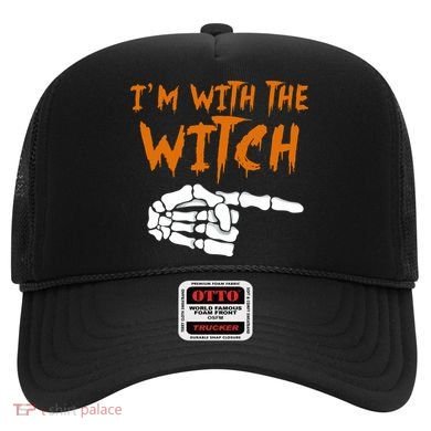 Im With The Witch Funny Matching Halloween Couples Costume Gift Hat